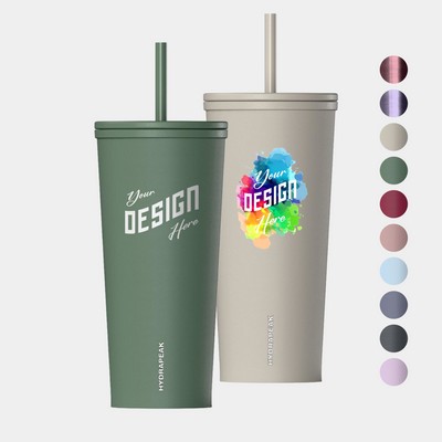 25 oz Hydrapeak® Stainless Steel Insulated Journey Tumbler w/ Lid and Straw